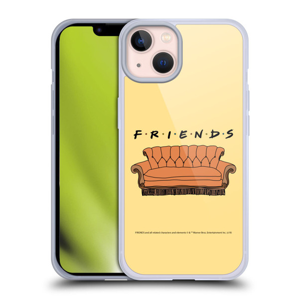 Friends TV Show Iconic Couch Soft Gel Case for Apple iPhone 13