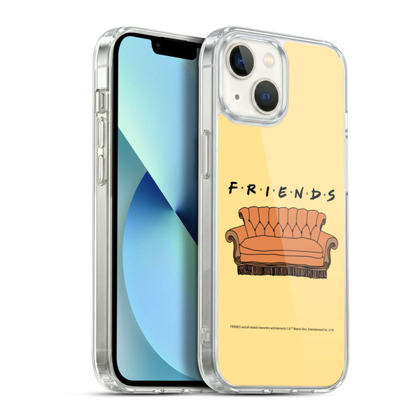 Friends TV Show Iconic Couch Soft Gel Case for Apple iPhone 13