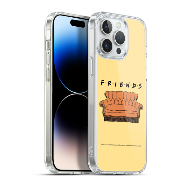 Friends TV Show Iconic Couch Soft Gel Case for Apple iPhone 13 Pro Max & MagSafe