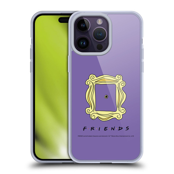 Friends TV Show Iconic Peephole Frame Soft Gel Case for Apple iPhone 14 Pro Max