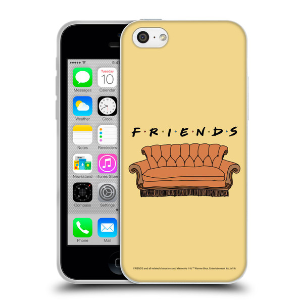 Friends TV Show Iconic Couch Soft Gel Case for Apple iPhone 5c
