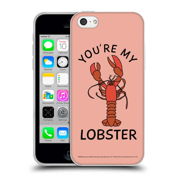 Friends TV Show Iconic Lobster Soft Gel Case for Apple iPhone 5c