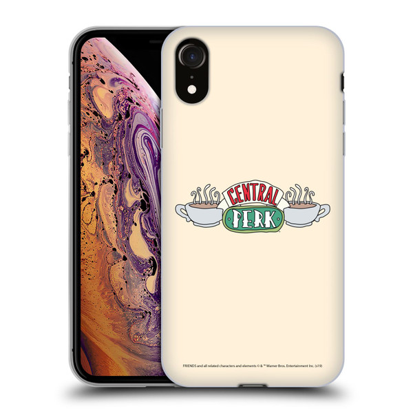Friends TV Show Iconic Central Perk Soft Gel Case for Apple iPhone XR