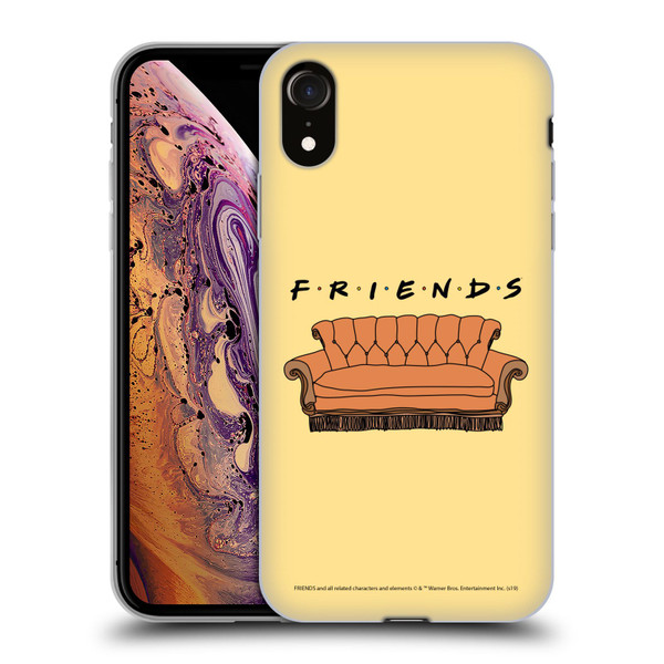 Friends TV Show Iconic Couch Soft Gel Case for Apple iPhone XR