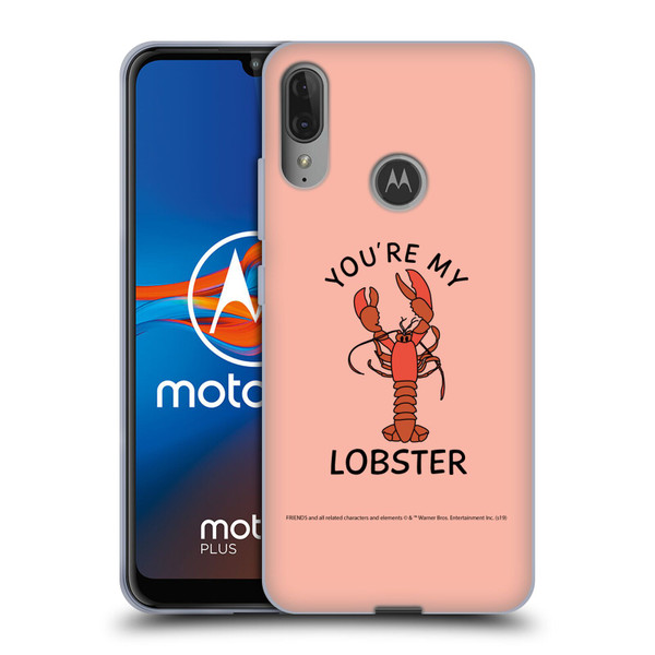 Friends TV Show Iconic Lobster Soft Gel Case for Motorola Moto E6 Plus