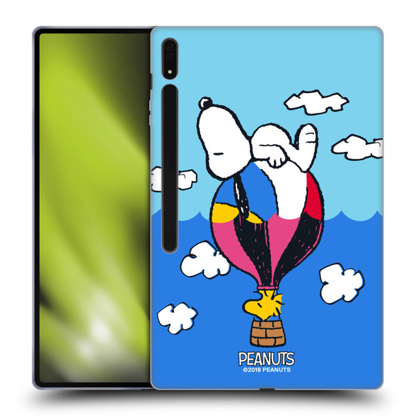 Peanuts Halfs And Laughs Snoopy & Woodstock Balloon Soft Gel Case for Samsung Galaxy Tab S8 Ultra