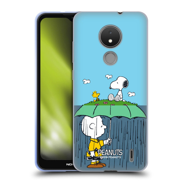 Peanuts Halfs And Laughs Charlie, Snoppy & Woodstock Soft Gel Case for Nokia C21