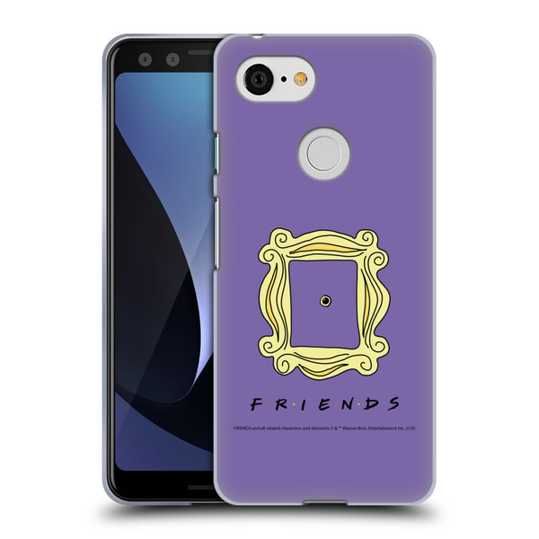 Friends TV Show Iconic Peephole Frame Soft Gel Case for Google Pixel 3