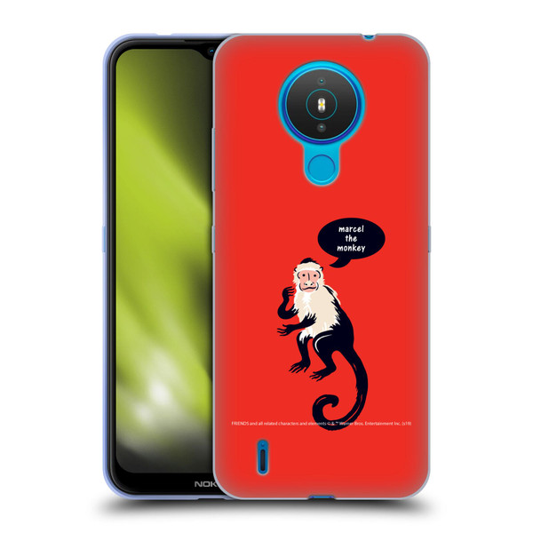 Friends TV Show Iconic Marcel The Monkey Soft Gel Case for Nokia 1.4