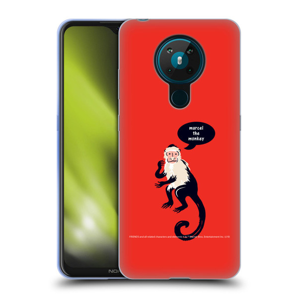 Friends TV Show Iconic Marcel The Monkey Soft Gel Case for Nokia 5.3