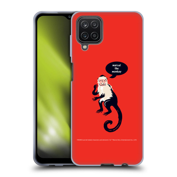 Friends TV Show Iconic Marcel The Monkey Soft Gel Case for Samsung Galaxy A12 (2020)