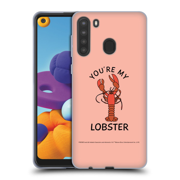 Friends TV Show Iconic Lobster Soft Gel Case for Samsung Galaxy A21 (2020)