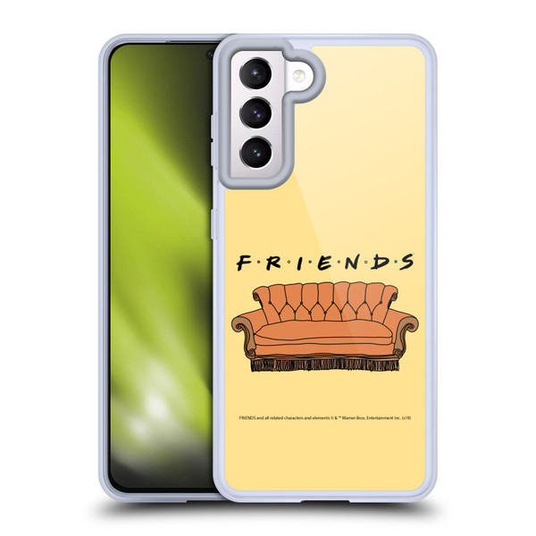 Friends TV Show Iconic Couch Soft Gel Case for Samsung Galaxy S21 5G & MagSafe