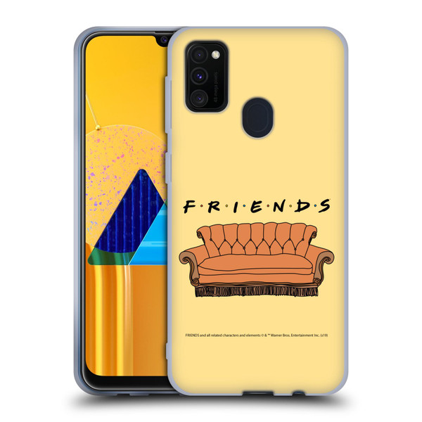 Friends TV Show Iconic Couch Soft Gel Case for Samsung Galaxy M30s (2019)/M21 (2020)