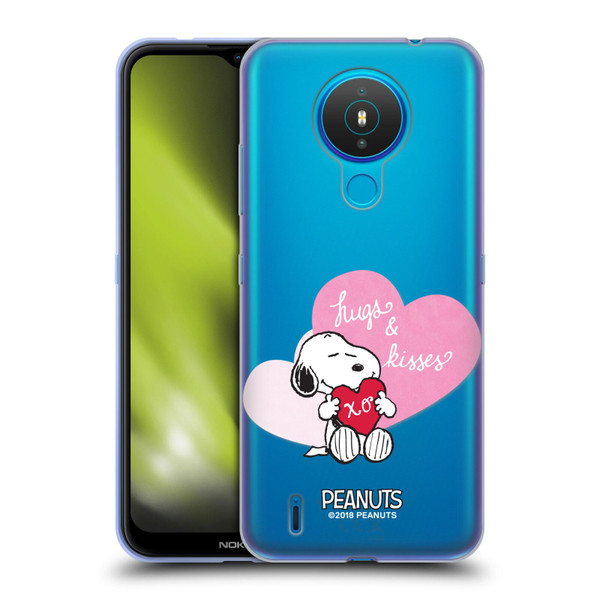 Peanuts Sealed With A Kiss Snoopy Hugs And Kisses Soft Gel Case for Nokia 1.4