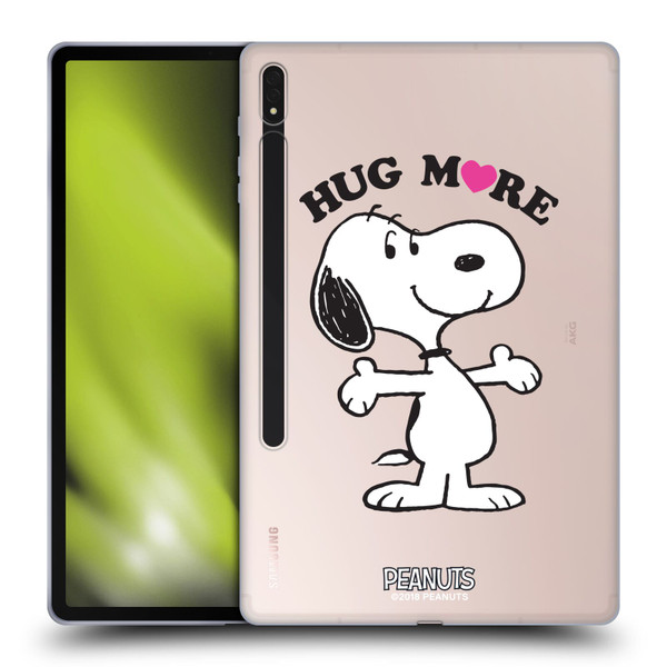 Peanuts Snoopy Hug More Soft Gel Case for Samsung Galaxy Tab S8 Plus