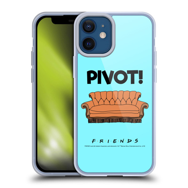 Friends TV Show Quotes Pivot Soft Gel Case for Apple iPhone 12 Mini