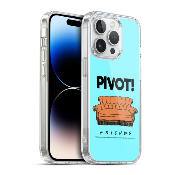 Friends TV Show Quotes Pivot Soft Gel Case for Apple iPhone 13 Pro & MagSafe