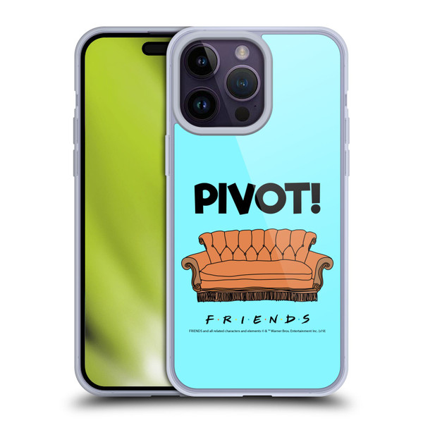 Friends TV Show Quotes Pivot Soft Gel Case for Apple iPhone 14 Pro Max