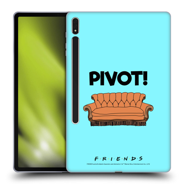 Friends TV Show Quotes Pivot Soft Gel Case for Samsung Galaxy Tab S8 Plus