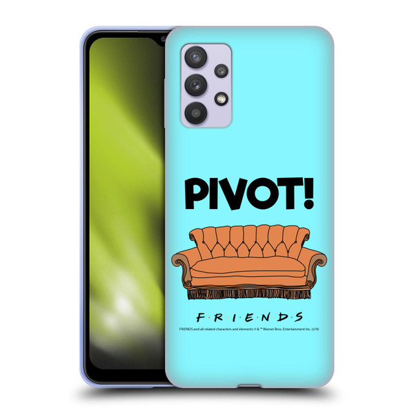 Friends TV Show Quotes Pivot Soft Gel Case for Samsung Galaxy A32 5G / M32 5G (2021)