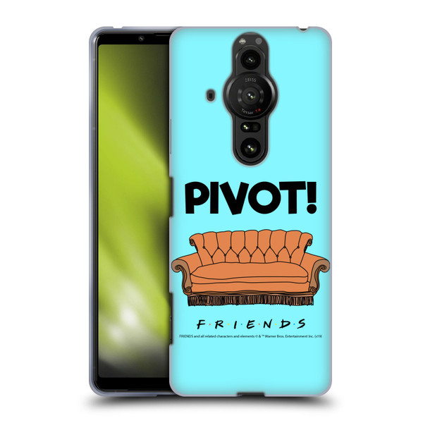 Friends TV Show Quotes Pivot Soft Gel Case for Sony Xperia Pro-I