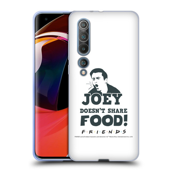 Friends TV Show Quotes Joey Food Soft Gel Case for Xiaomi Mi 10 5G / Mi 10 Pro 5G