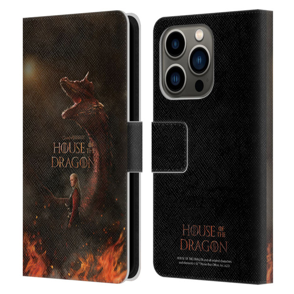 House Of The Dragon: Television Series Key Art Poster 2 Leather Book Wallet Case Cover For Apple iPhone 14 Pro