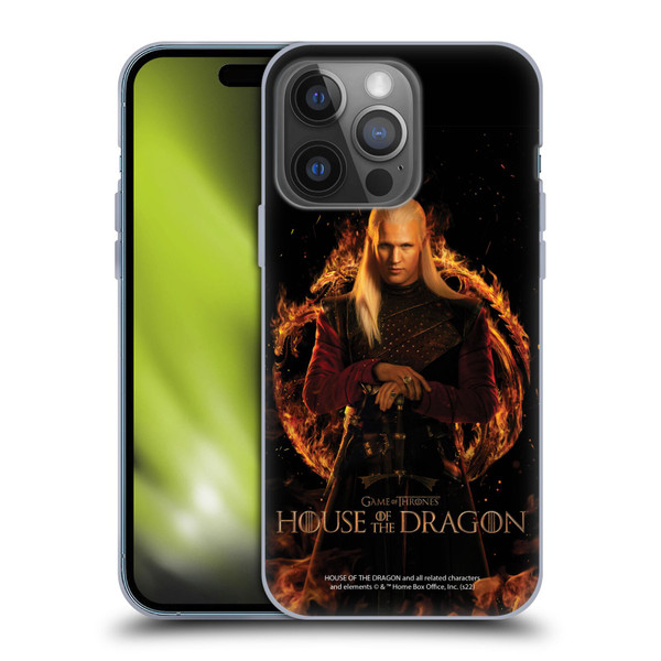 House Of The Dragon: Television Series Key Art Daemon Soft Gel Case for Apple iPhone 14 Pro