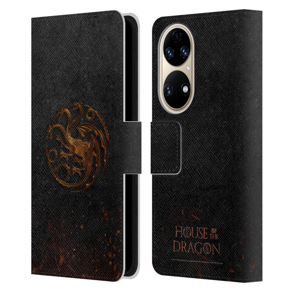 House Of The Dragon: Television Series Graphics Targaryen Emblem Leather Book Wallet Case Cover For Huawei P50