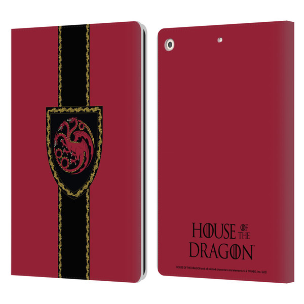 House Of The Dragon: Television Series Graphics Shield Leather Book Wallet Case Cover For Apple iPad 10.2 2019/2020/2021