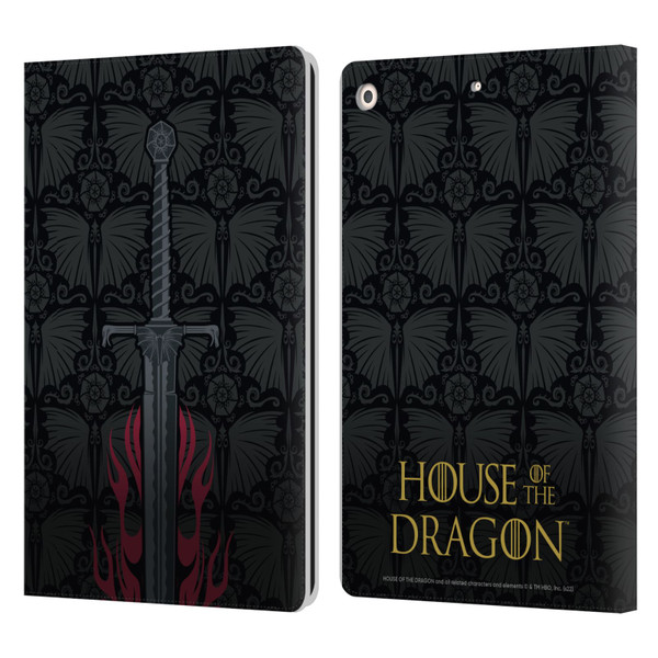 House Of The Dragon: Television Series Graphics Sword Leather Book Wallet Case Cover For Apple iPad 10.2 2019/2020/2021