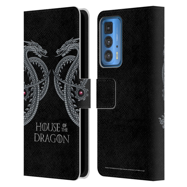 House Of The Dragon: Television Series Graphics Dragon Leather Book Wallet Case Cover For Motorola Edge 20 Pro