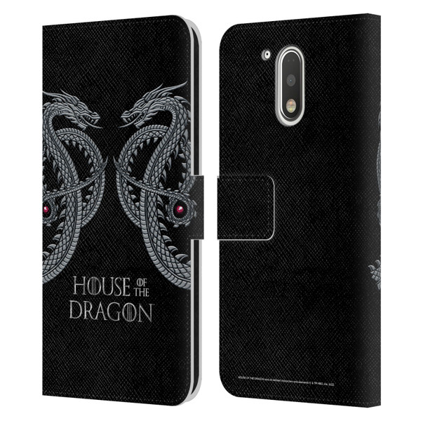 House Of The Dragon: Television Series Graphics Dragon Leather Book Wallet Case Cover For Motorola Moto G41