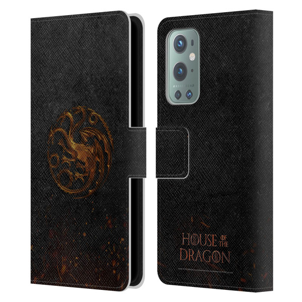 House Of The Dragon: Television Series Graphics Targaryen Emblem Leather Book Wallet Case Cover For OnePlus 9