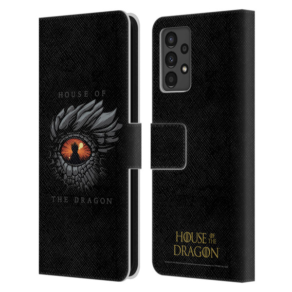 House Of The Dragon: Television Series Graphics Dragon Eye Leather Book Wallet Case Cover For Samsung Galaxy A13 (2022)