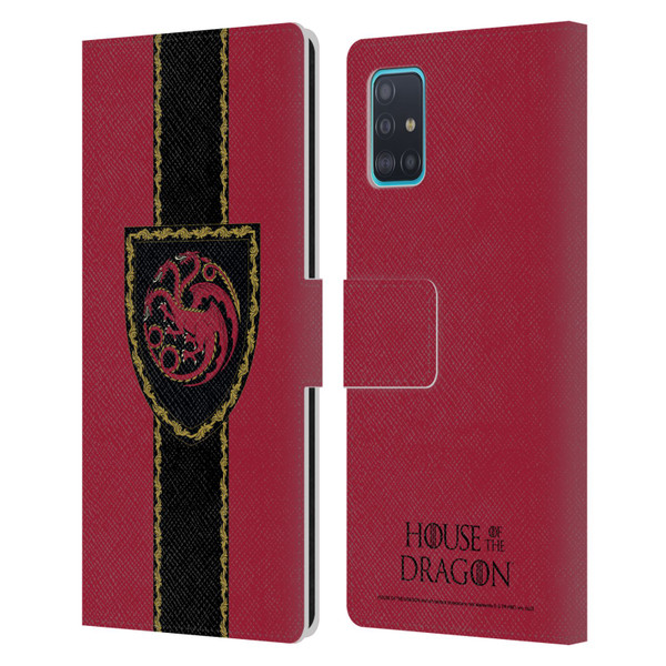 House Of The Dragon: Television Series Graphics Shield Leather Book Wallet Case Cover For Samsung Galaxy A51 (2019)