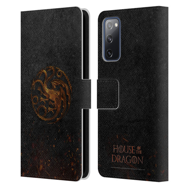 House Of The Dragon: Television Series Graphics Targaryen Emblem Leather Book Wallet Case Cover For Samsung Galaxy S20 FE / 5G