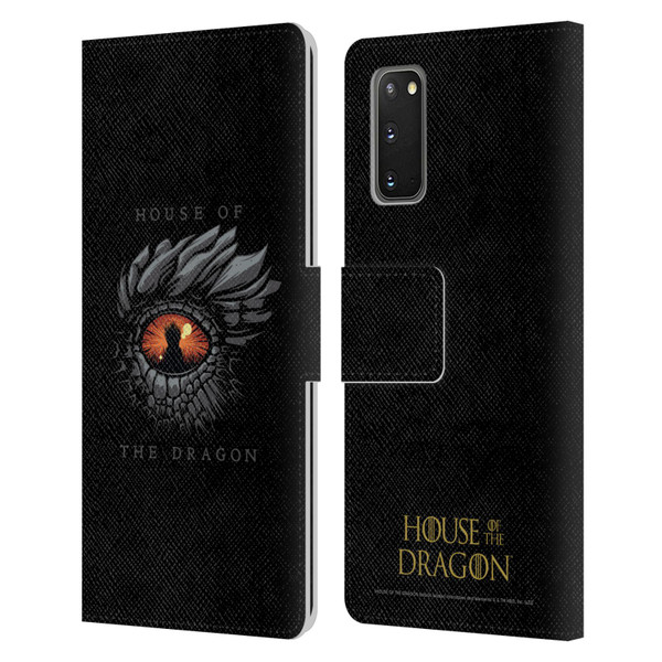 House Of The Dragon: Television Series Graphics Dragon Eye Leather Book Wallet Case Cover For Samsung Galaxy S20 / S20 5G