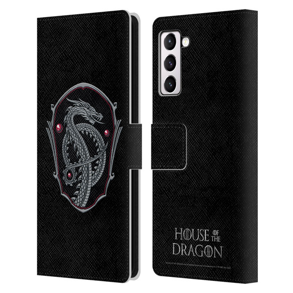 House Of The Dragon: Television Series Graphics Dragon Badge Leather Book Wallet Case Cover For Samsung Galaxy S21+ 5G
