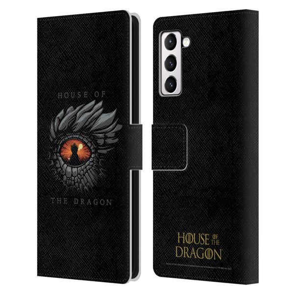 House Of The Dragon: Television Series Graphics Dragon Eye Leather Book Wallet Case Cover For Samsung Galaxy S21+ 5G