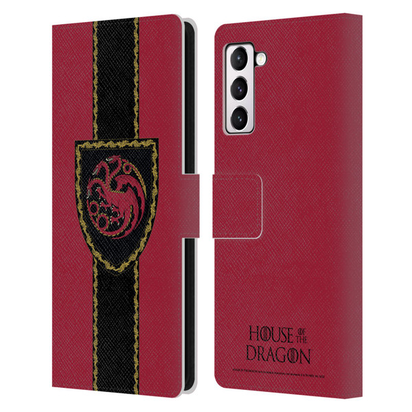 House Of The Dragon: Television Series Graphics Shield Leather Book Wallet Case Cover For Samsung Galaxy S21+ 5G