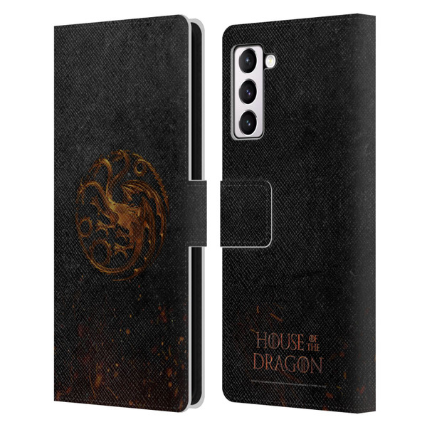 House Of The Dragon: Television Series Graphics Targaryen Emblem Leather Book Wallet Case Cover For Samsung Galaxy S21+ 5G