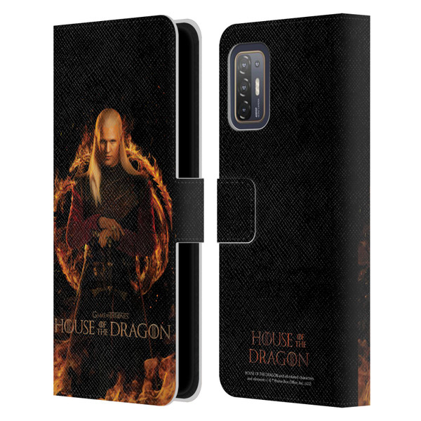 House Of The Dragon: Television Series Key Art Daemon Leather Book Wallet Case Cover For HTC Desire 21 Pro 5G