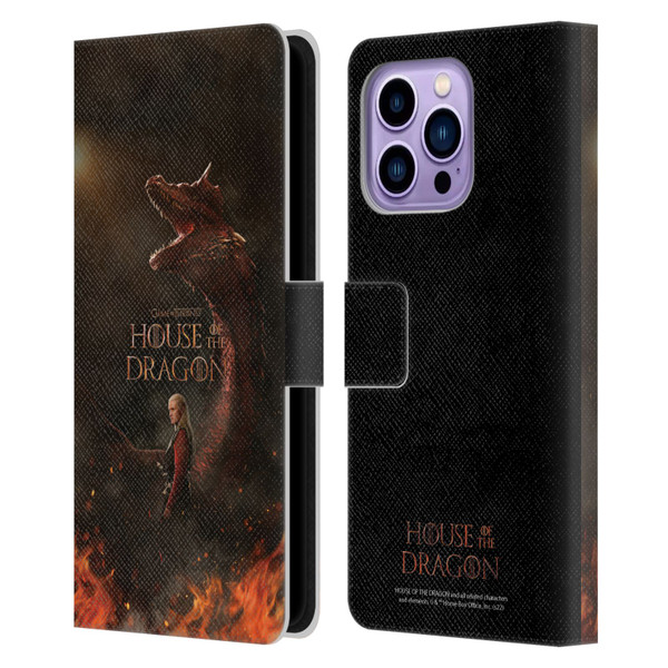 House Of The Dragon: Television Series Key Art Poster 2 Leather Book Wallet Case Cover For Apple iPhone 14 Pro Max