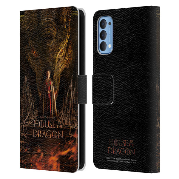 House Of The Dragon: Television Series Key Art Poster 1 Leather Book Wallet Case Cover For OPPO Reno 4 5G