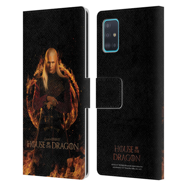 House Of The Dragon: Television Series Key Art Daemon Leather Book Wallet Case Cover For Samsung Galaxy A51 (2019)
