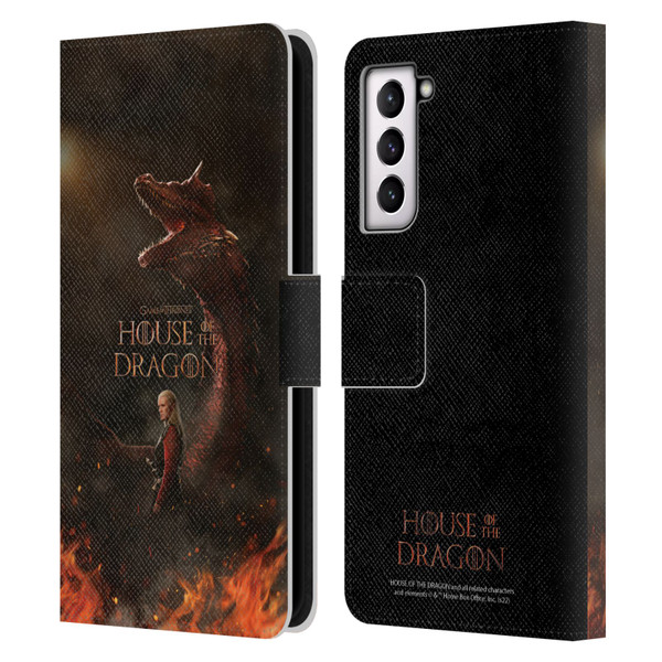 House Of The Dragon: Television Series Key Art Poster 2 Leather Book Wallet Case Cover For Samsung Galaxy S21 FE 5G