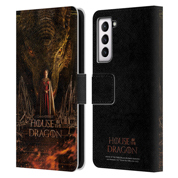 House Of The Dragon: Television Series Key Art Poster 1 Leather Book Wallet Case Cover For Samsung Galaxy S21 5G