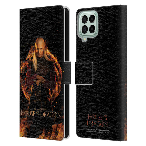 House Of The Dragon: Television Series Key Art Daemon Leather Book Wallet Case Cover For Samsung Galaxy M53 (2022)